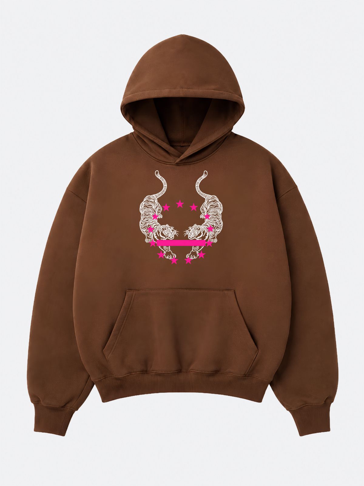 Stars&Tigers Brown Hoodie