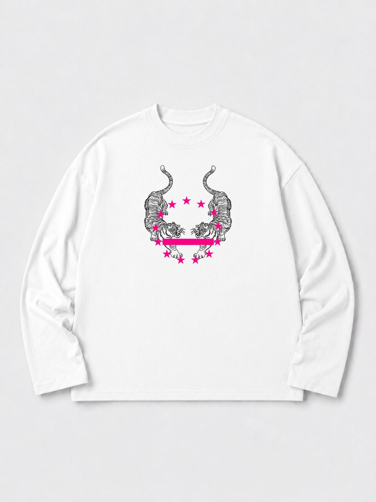 Stars&Tigers White Long Sleeve Shirt