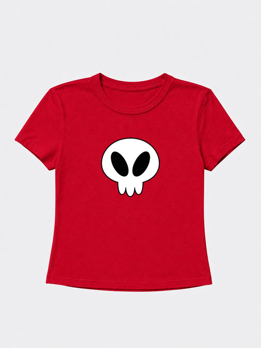 Marcy's Skull Baby Tee
