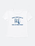 Call In Thicc Baby Tee