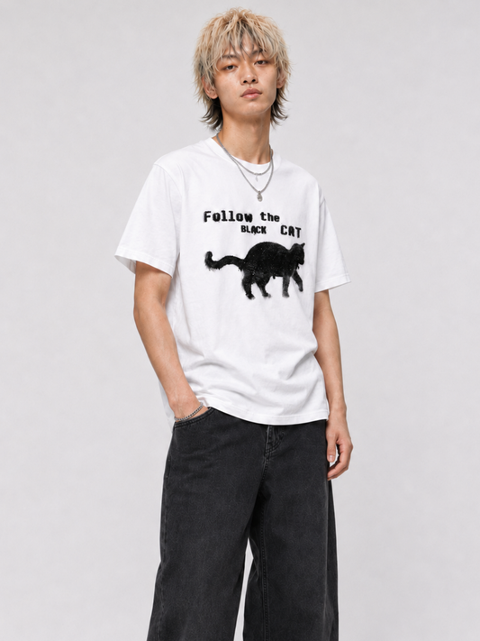 Follow The Black Cat T-Shirt