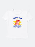I Don't Cook Baby Tee