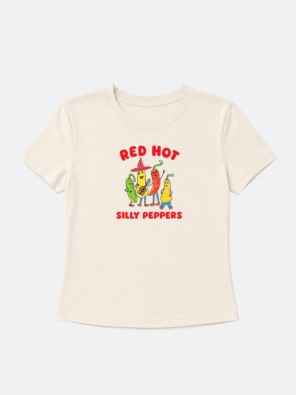 Red Hot Silly Peppers Baby Tee