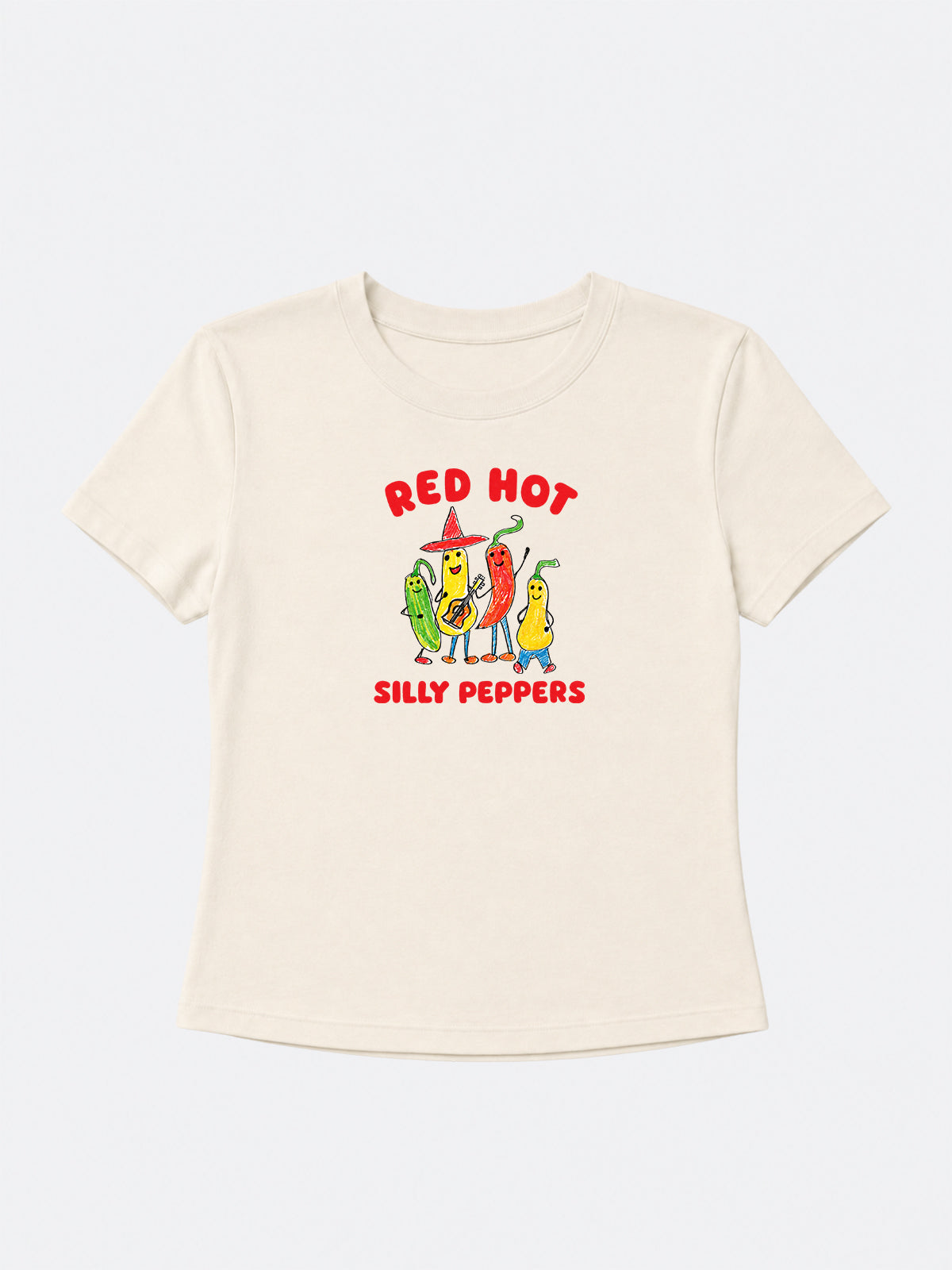 Red Hot Silly Peppers Baby Tee
