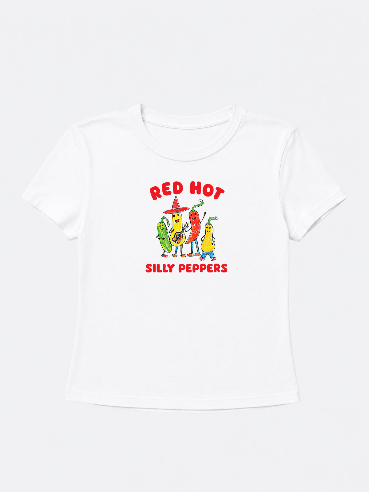 Red Hot Silly Peppers Baby Tee