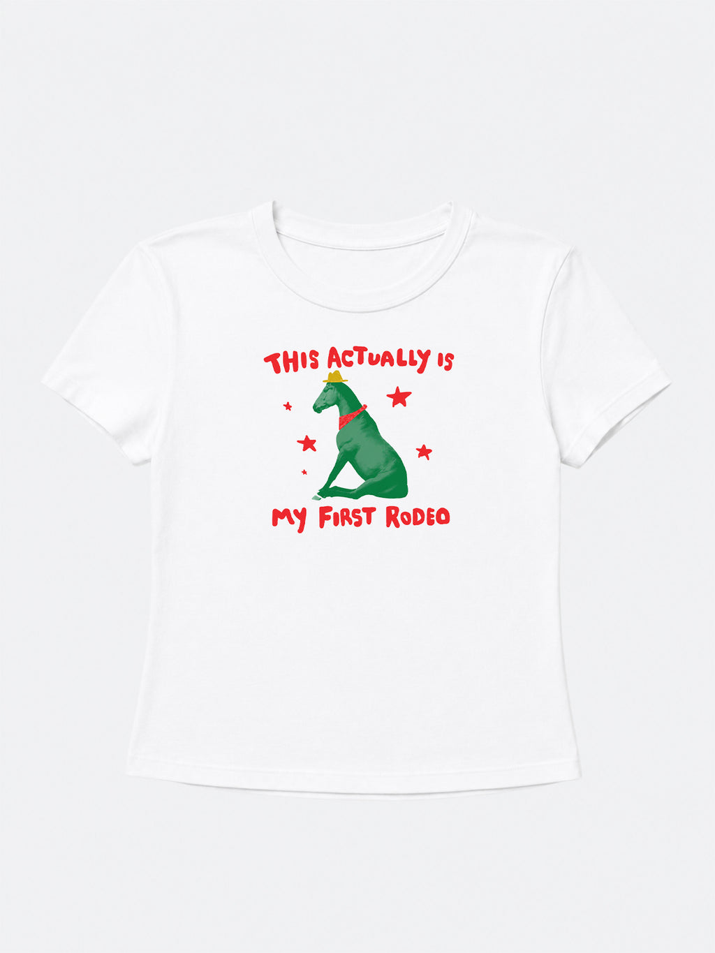 This Actually Is My First Rodeo Baby Tee