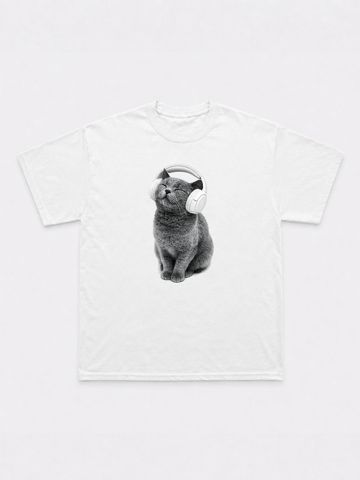 Headphone Cat T-Shirt